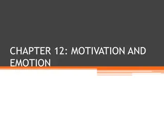 Motivation and Emotion Theories