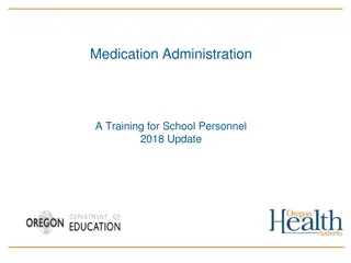 School Medication Administration Training Guidelines