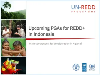 Sustainable Governance Assessment for REDD+ Implementation in Indonesia