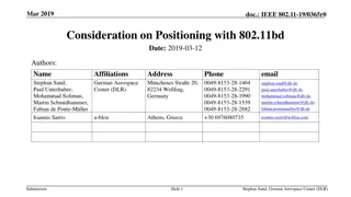 Positioning Considerations in IEEE 802.11bd for Vehicular Communication