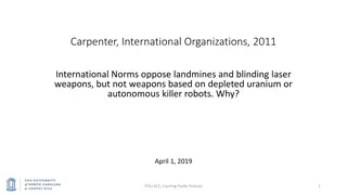 International Norms and Weapons Regulation: Analyzing the Selectivity of Bans