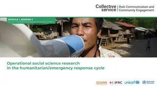 Operational Social Science Research in Humanitarian Response Settings