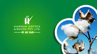 Harman Cottex - Adding Value to Cotton Industry