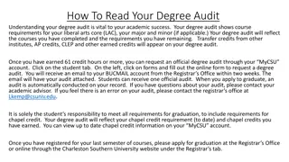 Understanding Your Degree Audit for Academic Success