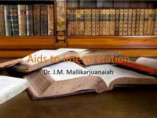 Aids to Interpretation: Understanding the Purpose and Types