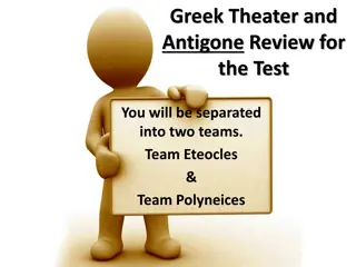 Ancient Greek Theater and Antigone Test Review