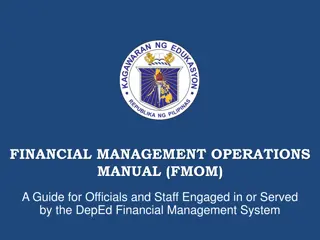 Financial Management Operations Manual (FMOM) in DepEd: A Comprehensive Guide