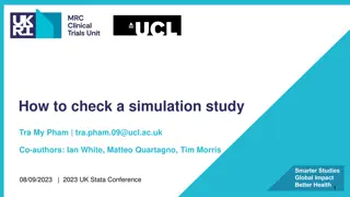 How to Check a Simulation Study: Methods and Considerations