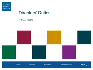 Directors' Duties and Responsibilities in Corporate Governance