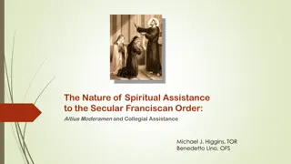 Spiritual Assistance in the Secular Franciscan Order