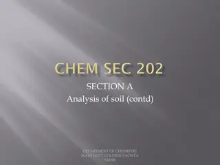 Direct Titration in Analyzing Soil Composition