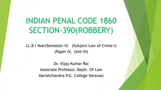 Section 390 of the Indian Penal Code on Robbery