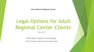 Legal Rights and Options for Regional Center Clients in California