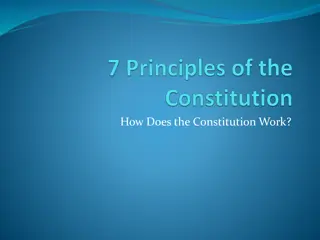 Understanding the Seven Principles of How the Constitution Works