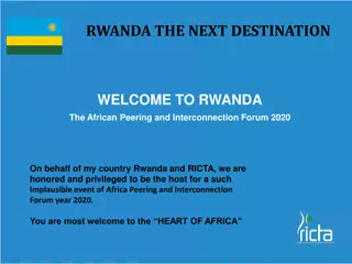 Discover Rwanda: African Peering and Interconnection Forum 2020