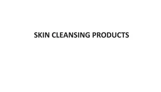 The Effects of Skin Cleansing Products on Skin Health