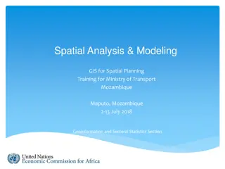 Spatial Analysis & Modeling for Spatial Planning Training in Maputo, Mozambique