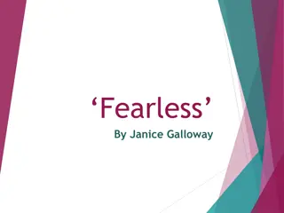 Fearless by Janice Galloway: Analysis of a Courageous Act