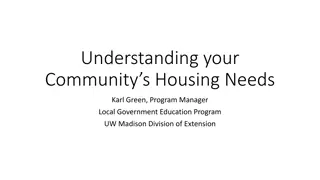 Understanding Community Housing Needs in Wisconsin