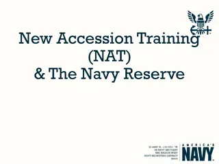 New Accession Training (NAT) & The Navy Reserve Program Details