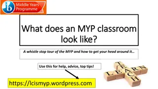 The MYP Classroom: A Comprehensive Overview