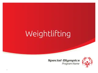 Weightlifting Program Overview