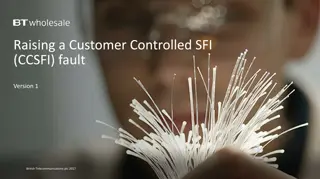 Customer Controlled SFI (CCSFI) Fault Raising Guide