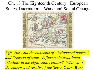 International Relations in the 18th Century: Balance of Power and Conflict