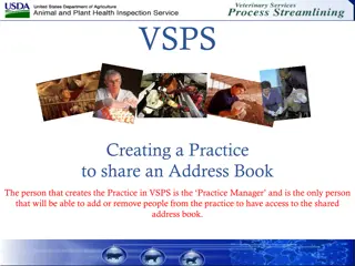 Creating a Shared Address Book in VSPS