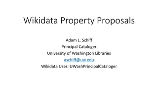 Understanding Wikidata Properties and Data Types