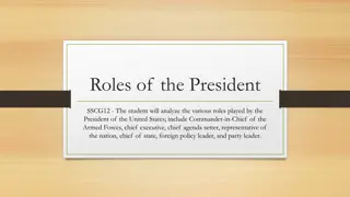 Roles of the President of the United States: A Comprehensive Overview