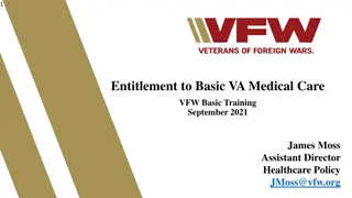 Understanding VA Medical Care Enrollment and Priority Groups