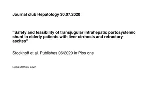 Safety and Feasibility of TIPS in Elderly Patients with Liver Cirrhosis