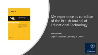 Insights from Co-Editing the British Journal of Educational Technology