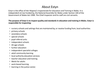 Overview of Estyn: Her Majesty's Inspectorate for Education and Training in Wales