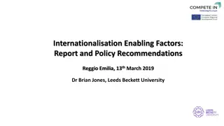 Factors Influencing Internationalisation in Regional Economic Systems