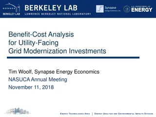 Benefit-Cost Analysis for Utility-Facing Grid Modernization Investments