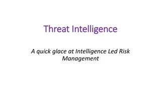 Understanding Threat Intelligence for Effective Risk Management