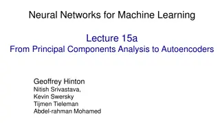 Principal Components Analysis (PCA) and Autoencoders in Neural Networks