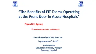 Transforming Acute Hospital Care: The Benefits of FIT Teams at the Front Door