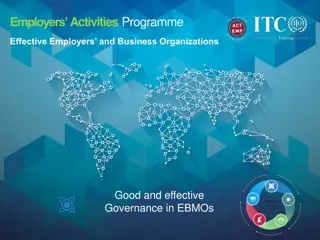 Effective Governance in Employers and Business Organizations (EBMOs)