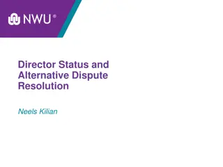 Understanding Director Status and Alternative Dispute Resolution in Company Law