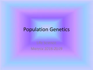 Population Genetics and Allele Frequency Changes