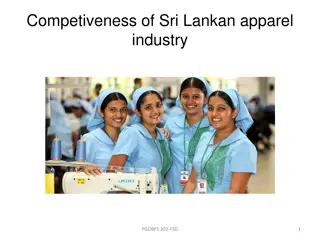 Competiveness of Sri Lankan Apparel Industry and Diamond Model Analysis