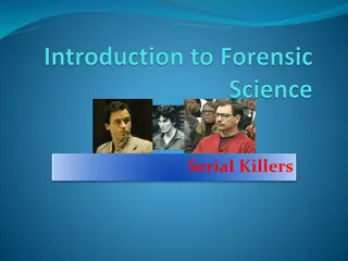 Serial Killers: Motives, Methods, and Traits