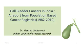 Gall Bladder Cancers in India: A Report from Population Based Cancer Registries (1982-2010)