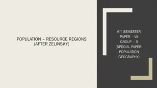 Population Resource Regions and Zelinsky's Classification