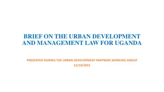 Overview of Uganda's Urban Development and Management Law