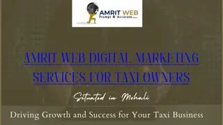 Amrit Web Digital Marketing Services for Taxi Owners............................