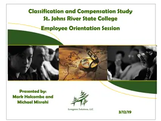 Classification and Compensation Study at St. Johns River State College